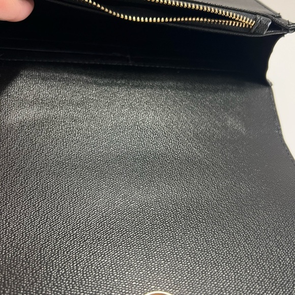 Bebe Womens shoulder strap bag Logo black Gold embossed celia Crossbody bag - Picture 12 of 13